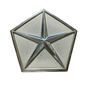 Chrysler Pentastar Emblem OEM 4229795 63259 Automotive VTG Mopar Chrome 2.33”